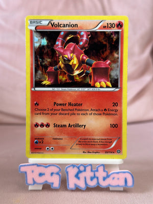 Volcanion 25/114 Steam Siege Holo HP TCGKITTEN