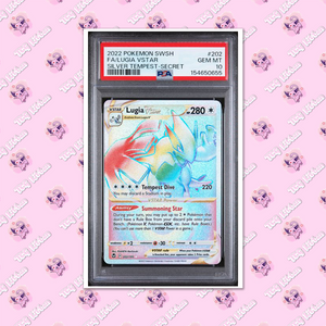 PSA 10 Lugia VSTAR 202/195 Secret Rainbow Silver Tempest TCGKITTEN