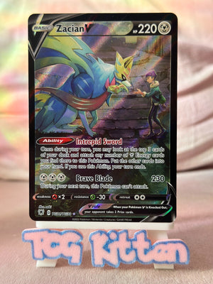 Zacian V TG21/TG30 Card 'A' Astral Radiance Trainer Gallery TCGKITTEN