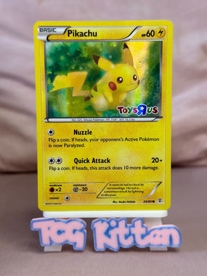 Pikachu 26/83  Toys R Us Stamped Holo Promo MP TCGKITTEN