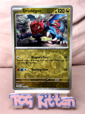 Druddigon - 115/159 - Reverse Holo Rare - Journey Together - TCGKITTEN