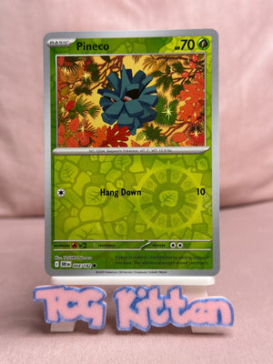 Pineco 004/182 Reverse Holo Destined Rivals English TCGKITTEN