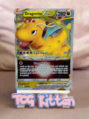 Dragonite VSTAR 050/078 Ultra Rare Pokemon GO TCGKITTEN