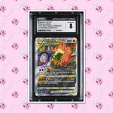 Load image into Gallery viewer, *ERROR CARD* CGC 8 Charizard VSTAR SWSH262 UPC *MISSCUT* TCGKITTEN