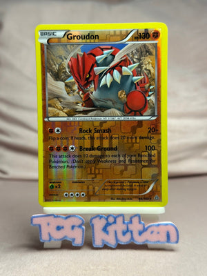Groudon - 84/160 Rare Reverse Holo XY - Primal Clash MP Pokémon TCGKITTEN