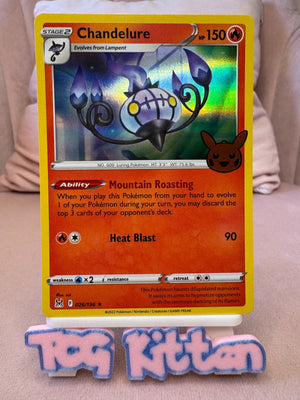 Chandelure 026/196 Holo Rare 2023 TRICK OR TRADE TCGKITTEN