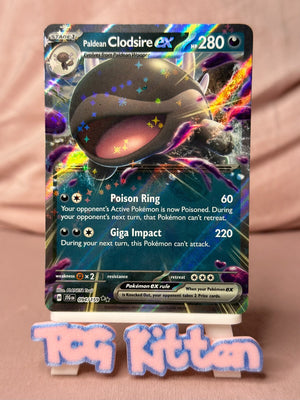 Paldean Clodsire Ex 094/159 Double Rare Journey Together TCGKITTEN
