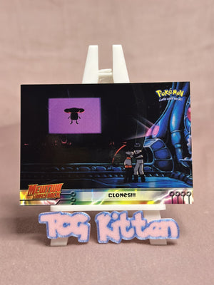 Topps Pokémon - Clones!!! - #29 - Non-Holo - Mewtwo Strikes Back - TCGKITTEN