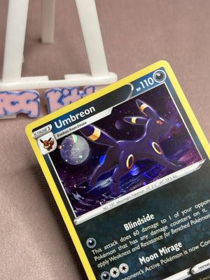 HD SWIRL 🌀 Umbreon SWSH129 Evolving Skies Promo Holo Pokemon - TCGKITTEN