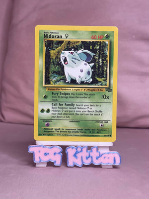 Nidoran - 57/64 - Jungle Set - Unlimited - NM - Pokemon - TCGKITTEN