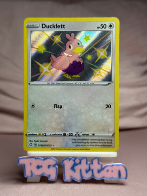 Ducklett - SV095/SV122 Shiny Holo Rare Shining Fates MP Pokémon TCGKITTEN