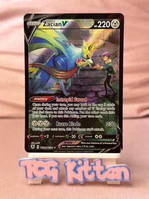 Zacian V TG21/TG30 Card 'E' Astral Radiance Trainer Gallery TCGKITTEN