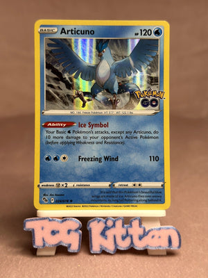 Articuno - 024/078 Holo Rare Pokemon GO NM Pokémon TCGKITTEN