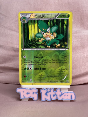 Simisage - 11/146 - Rare Reverse Holo MP - XY Base - Pokemon - TCGKITTEN
