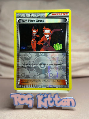 Team Flare Grunt - 129/146 Reverse Holo XY Base Set MP Pokémon TCGKITTEN