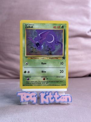 Zubat - 70/82 - Common - Team Rocket - Pokemon Card - LP - TCGKITTEN