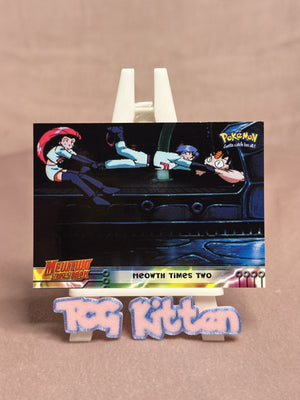 Topps Pokémon - Meowth Times Two - #23 - Non-Holo - Mewtwo Strikes - TCGKITTEN