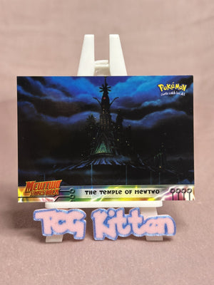 Topps Pokémon - The Temple of Mewtwo - #18- Non-Holo - Mewtwo Strikes -TCGKITTEN