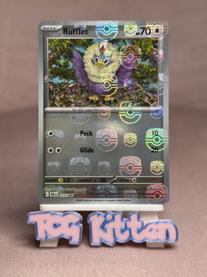 Rufflet - 077/086 - Masterball Reverse - Black Bolt - NM- Pokemon - TCGKITTEN