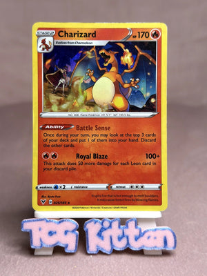 Charizard - 025/185 Rare Holo SWSH04: Vivid Voltage MP Pokémon TCGKITTEN