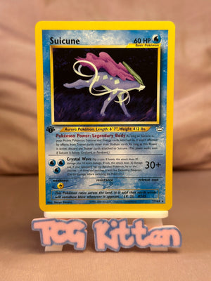 Suicune 27/64 1st Edition Neo Revelation WOTC LP/NM TCGKITTEN