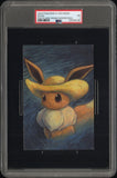 Load image into Gallery viewer, PSA 1 *SEQ SET* Eevee Van Gogh Scream Munch Postcard Pokemon Center  TCGKITTEN
