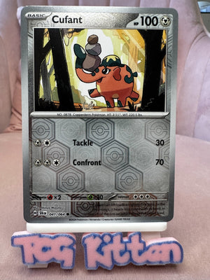 Cufant 041/064 Reverse Holo Shrouded Fable SFA Pokemon Card NM TCGKITTEN