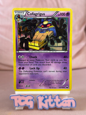 Cofagrigus 52/108 Cracked Ice Holo HP B&W Dark Explorers TCGKITTEN