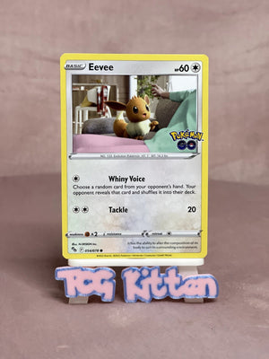 Eevee - 054/078 Common Pokemon GO LP Pokémon TCGKITTEN