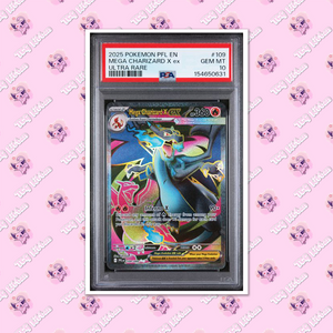 PSA 10 Mega Charizard X Ex 109/094 Phantasmal Flames Ultra Rare TCGKITTEN