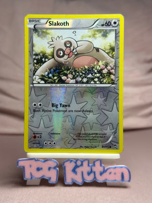 Slakoth - 81/111 Reverse Holo XY - Furious Fists MP Pokémon TCGKITTEN
