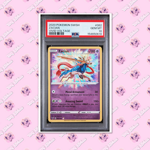 PSA 10 Zacian 082/185 Vivid Voltage  Amazing Rare Holo TCGKITTEN