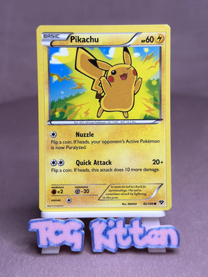 Pikachu - 42/146 Common XY Base Set LP Pokémon TCGKITTEN