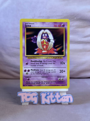 Jynx 31/102 Base Set Vintage 1999 Pokemon -LP/MP - TCGKITTEN