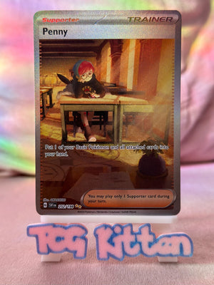 Penny 252/198 Special Illustration Rare Scarlet & Violet Base TCGKITTEN