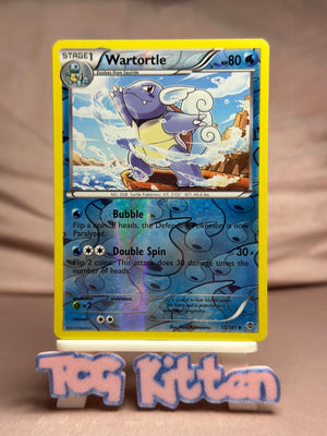 Wartortle - 15/101 Reverse Holo Plasma Blast MP Pokémon TCGKITTEN