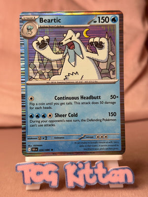 Beartic - 026/086 Black Bolt Holo Rare TCGKITTEN