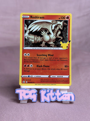 Reshiram - 002/025 Holo Rare Celebrations NM Pokémon TCGKITTEN
