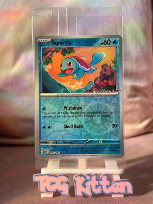 Squirtle 007/165 Pokemon Center STAMPED S&V 151 Promo SEALED TCGKITTEN