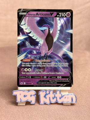 Galarian Articuno V - 058/198 Ultra Rare Holo Chilling Reign Pokémon TCGKITTEN