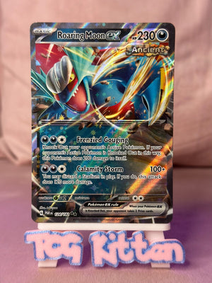 Roaring Moon EX 124/182  Paradox Rift Double Holo TCGKITTEN