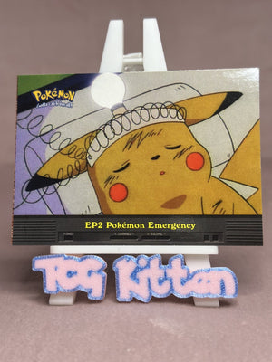 Pokemon Emergency - EP2 - Blue Logo - Pokemon Topps Series 2 - TCGKITTEN