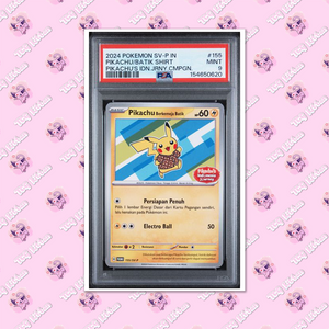 PSA 9 Indonesian Promo Pikachu 155/SV-P Berkemeja Batik TCGKITTEN