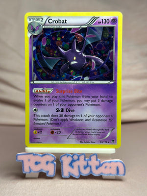 Crobat - 33/119 Rare Reverse Holo XY - Phantom Forces MP Pokémon TCGKITTEN