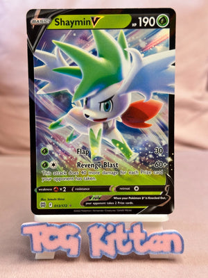 Shaymin V 013/172 SWSH09: Brilliant Stars Ultra Rare TCGKITTEN