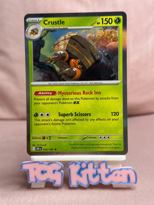 Crustle 012/182 Holo Destined Rivals English TCGKITTEN