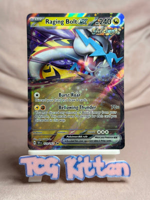 Raging Bolt ex - 123/162 Double Rare Holo -Temporal Forces - Pokémon - TCGKITTEN