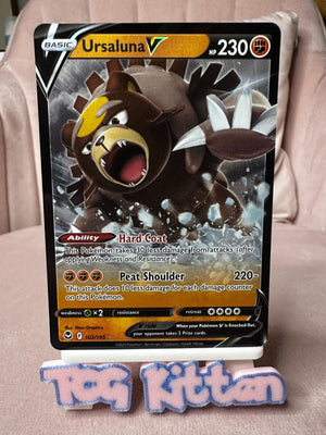 Ursaluna V - 102/195 - Ultra Rare - Silver Tempest - Pokemon Card - TCGKITTEN