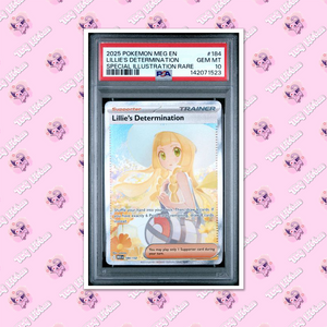PSA 10 Lillies Determination 184/132 SAR Mega Evolutions TCGKITTEN