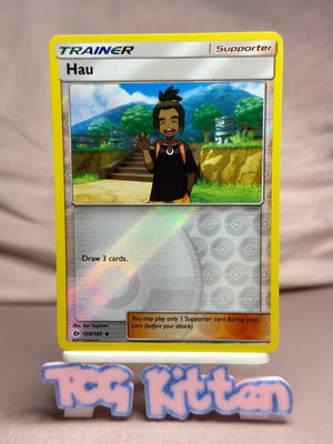 Hau - 120/149 Uncommon Reverse Holo SM Base Set MP Pokémon TCGKITTEN